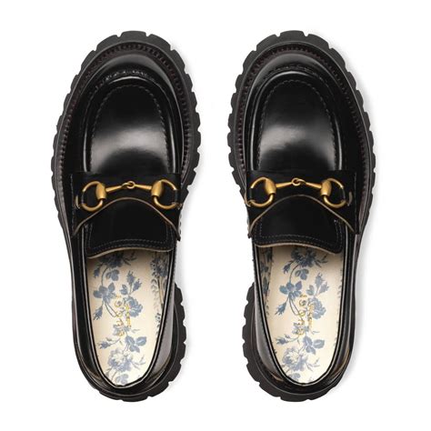 gucci women's leather lug sole loafer|lug sole loafers outfit.